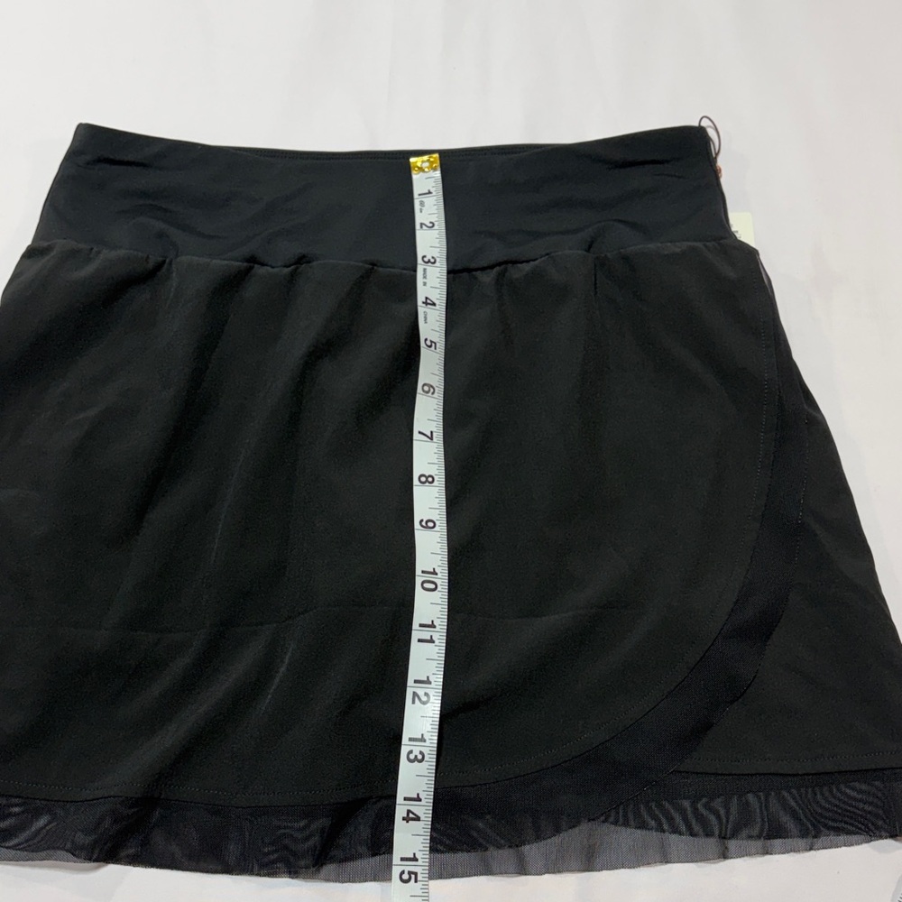 CALIA Women's Mesh Pieced High Rise Skirt small Black
NWT - Picture 8 of 9